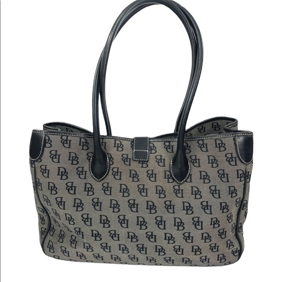 Dooney & Bourne signature canvas leather Handbag - Picture 7 of 9